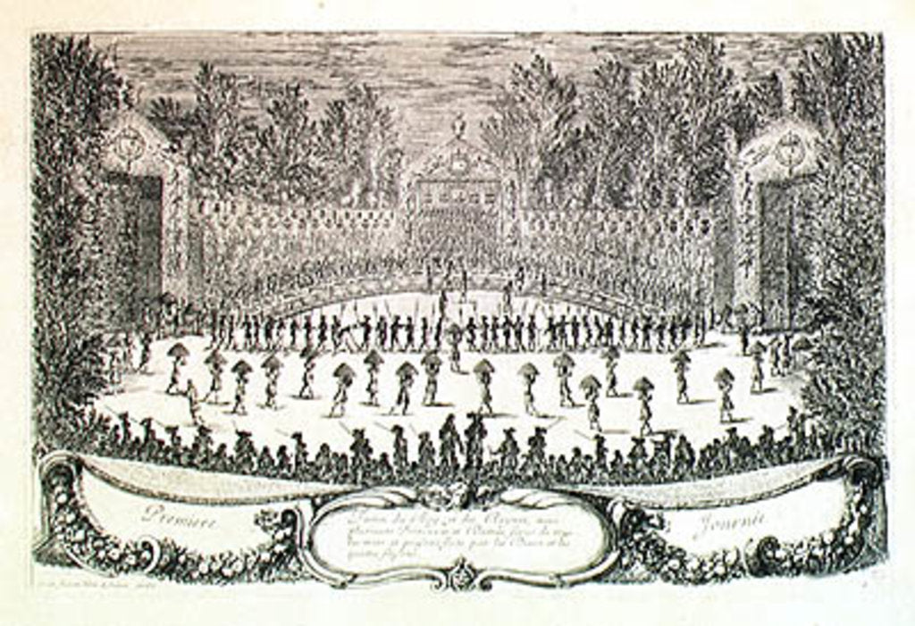 Detail of The First Day of the Festival of 'Les Plaisirs de l'Ile Enchantee', 7th May 1664 by Israel the Younger Silvestre