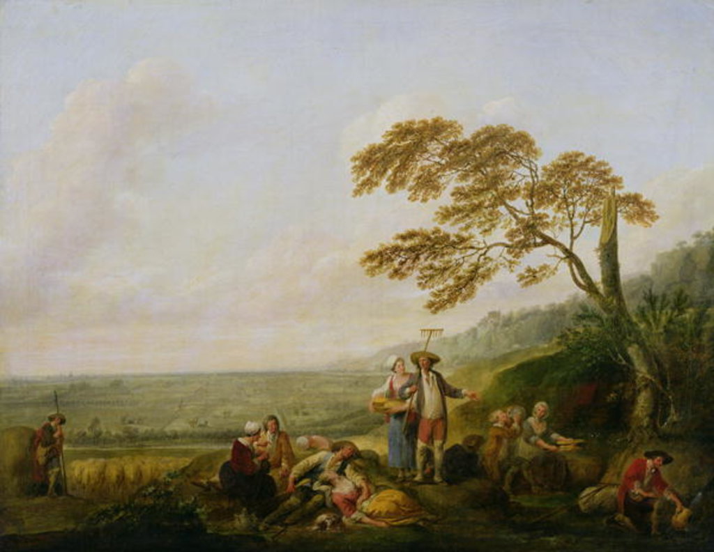 Detail of Midday by Louis Joseph Watteau