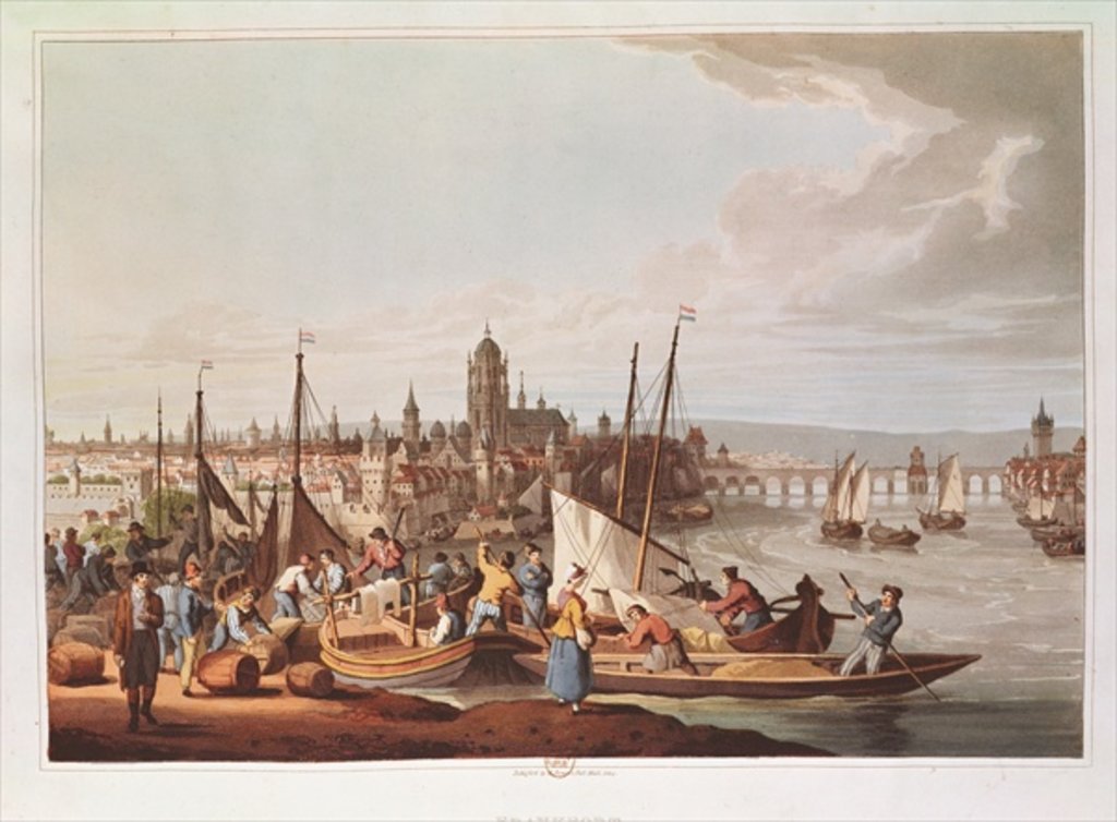 Detail of View of Frankfurt, 1814 by German School