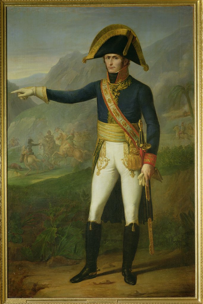 Detail of Portrait of General Charles Victor Emmanuel Leclerc by Francois Josephe Kinson