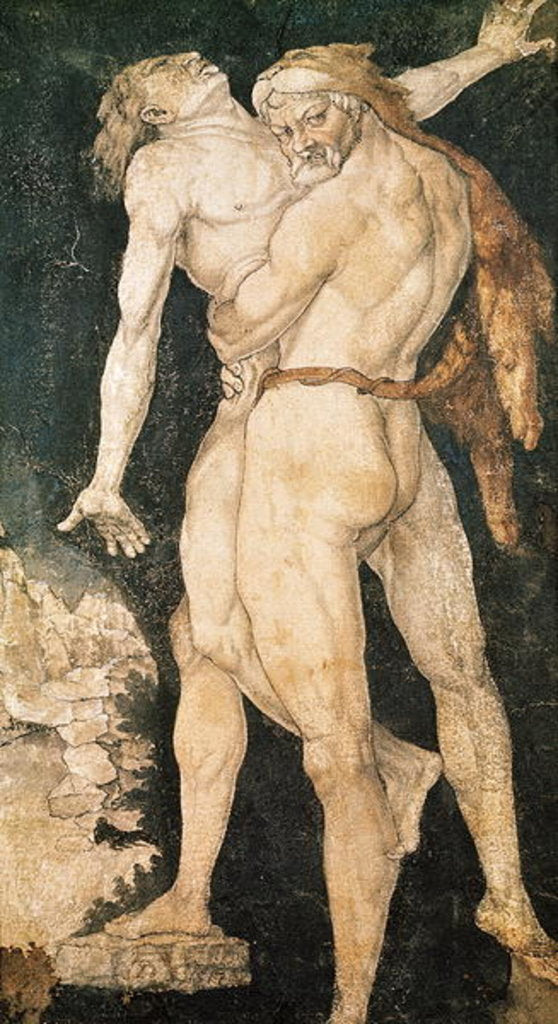 Detail of Hercules and Antaeus, c.1530 by Hans Baldung Grien