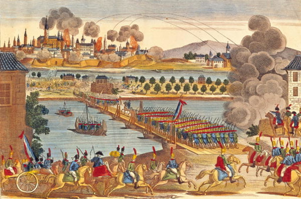 Detail of Siege of Vienna, 10th May 1809 by French School