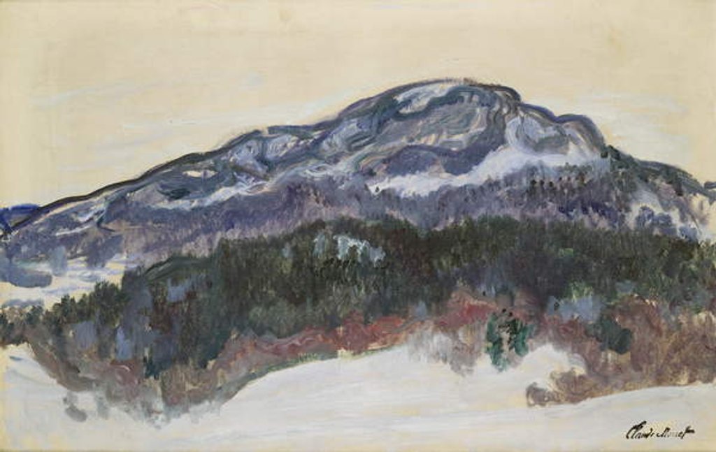 Detail of Mount Kolsaas, Norway, 1895 by Claude Monet