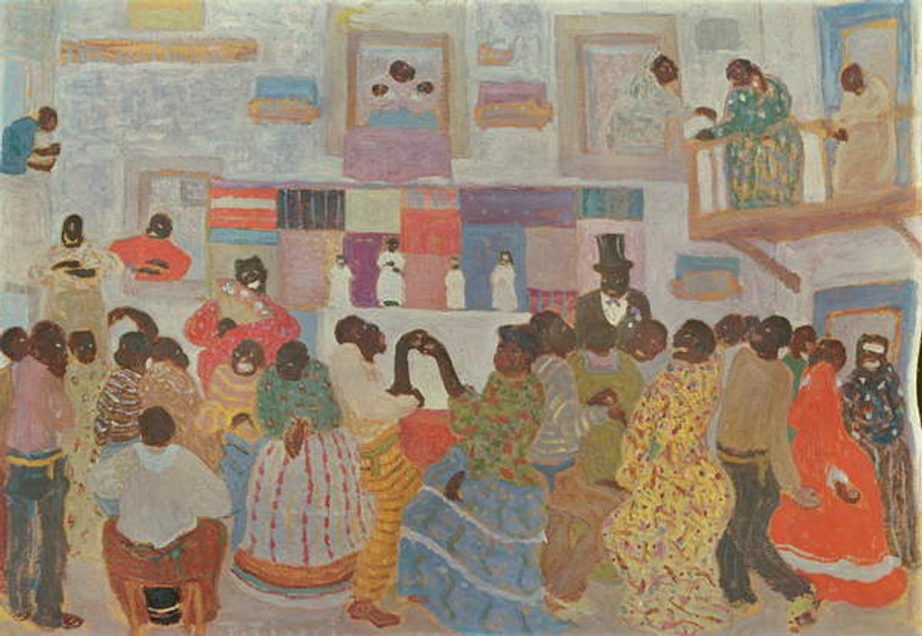 Detail of Dancers in Haiti by Pedro Figari