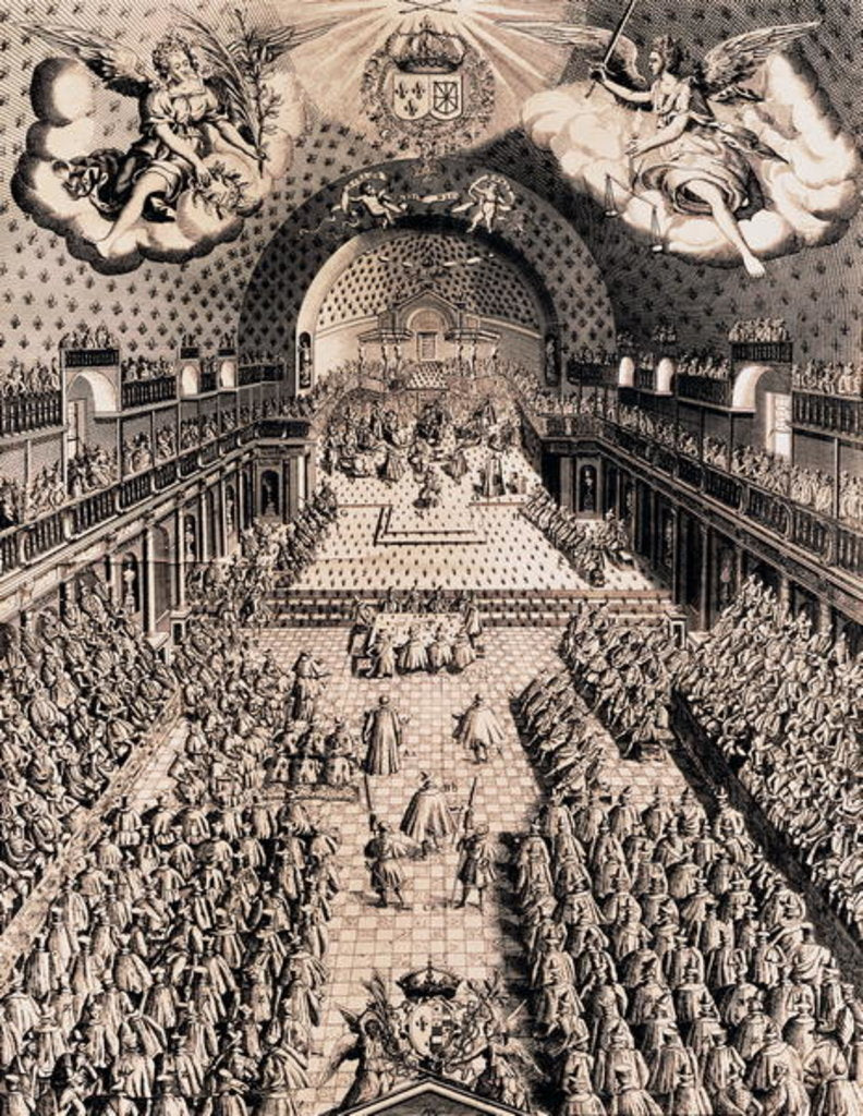 Detail of The Estates General at the Theatre Bourbon, 27th October 1614 by Picquet Picquet
