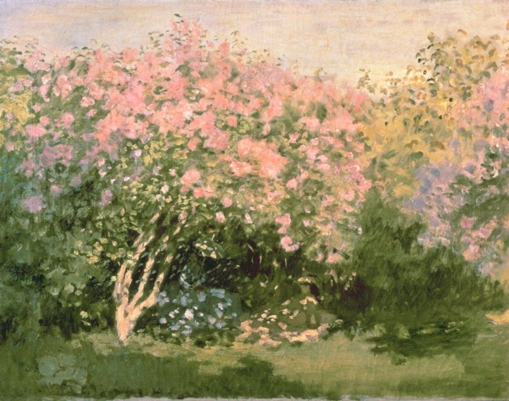 Detail of Lilac in the Sun by Claude Monet