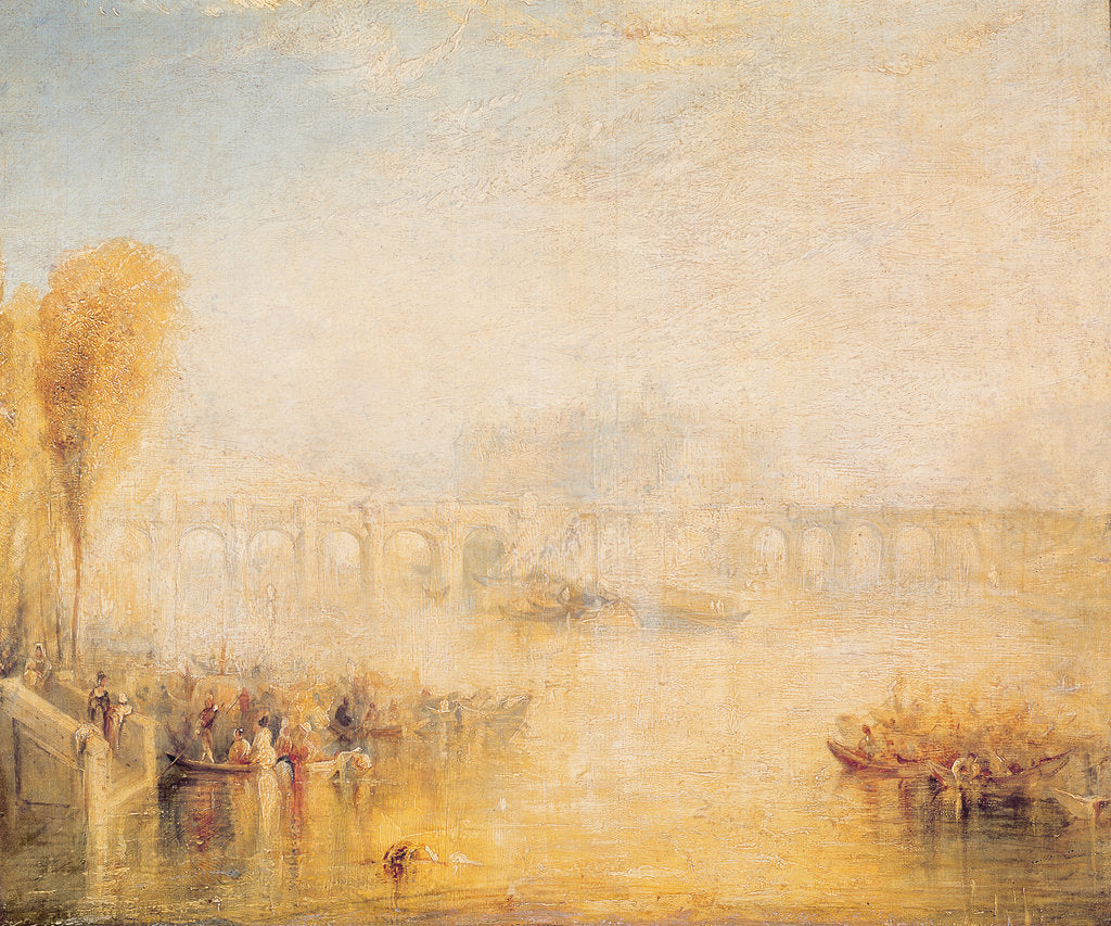Detail of View of the Pont Neuf, Paris by Joseph Mallord William Turner