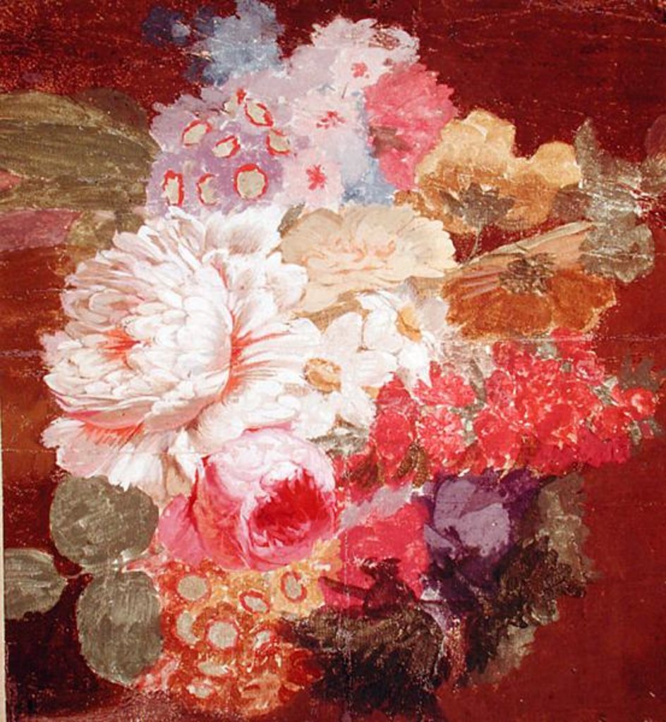 Detail of Flowers by Nicolaes van Veerendael