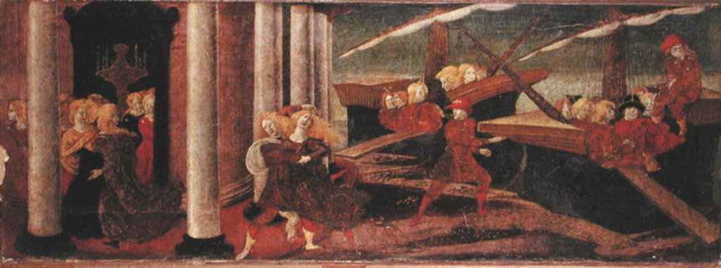 Detail of The Abduction of Helen, c.1470 by Liberale da Verona