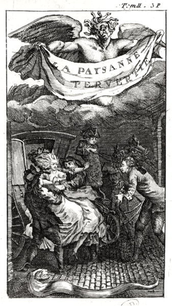 Detail of Illustration from 'La Paysanne Pervertie', by Nicolas Restif de la Bretonne by French School