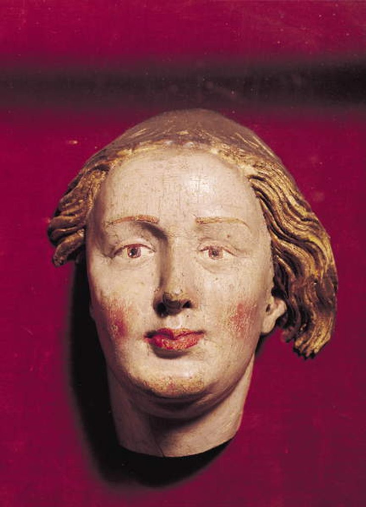 Detail of Head of a saint, c.1520 by Hans Weiditz