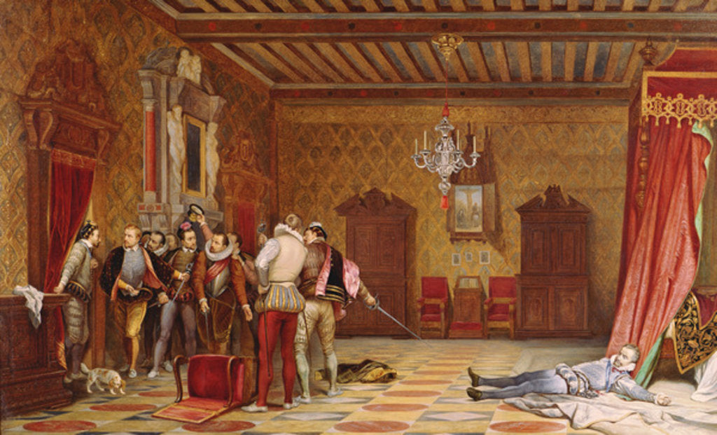 Detail of The Assassination of Henri de Lorraine duc de Guise, 1834 by Hippolyte Delaroche