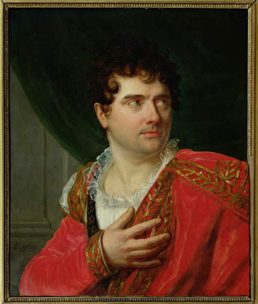 Detail of Portrait of Francois Joseph Talma by Henri Francois Riesener