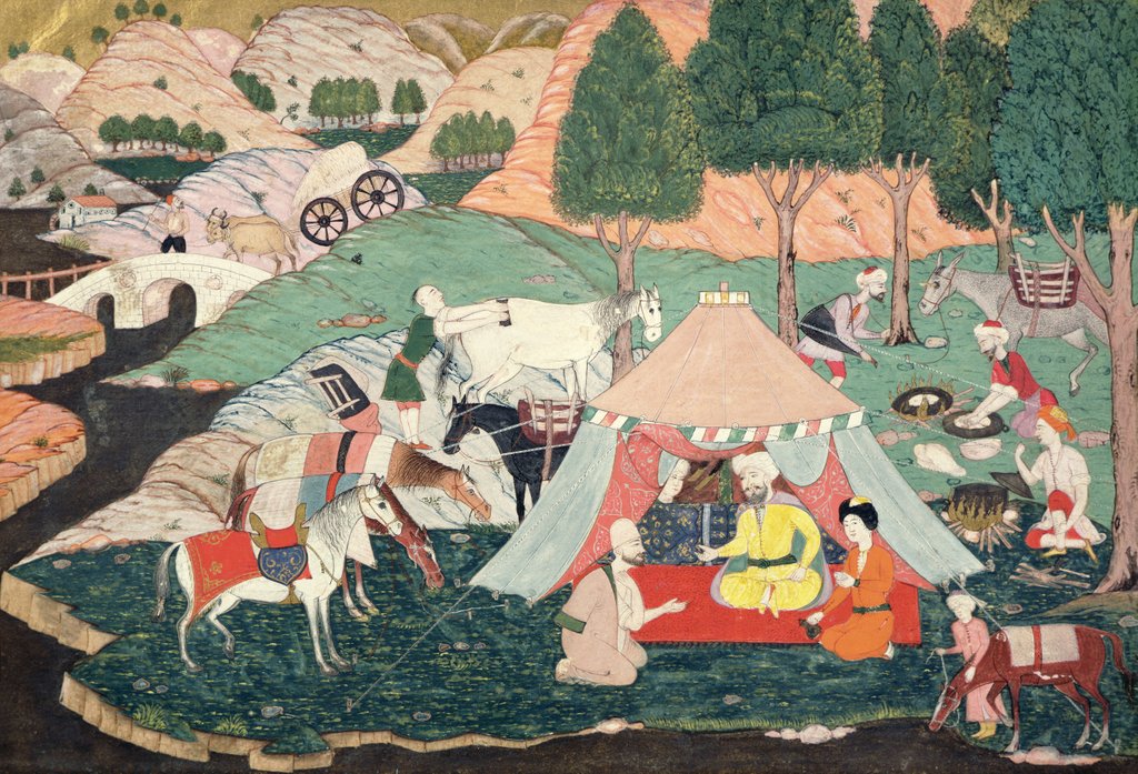 Detail of Encampment of a Prince by Turkish School