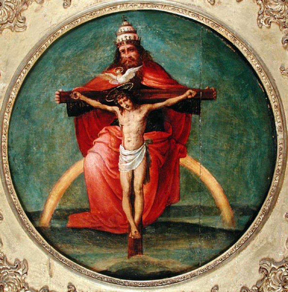 Detail of The Trinity by Fernando Yanez de Almedina