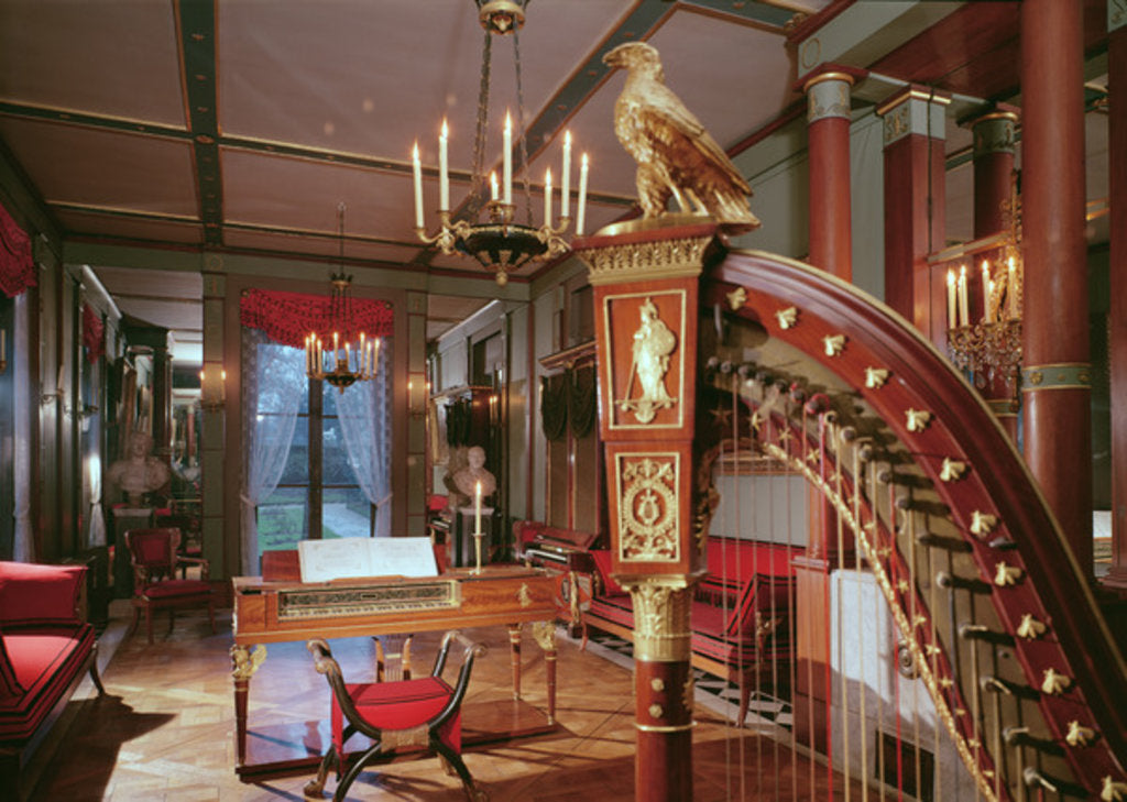 Detail of Interior of Empress Josephine's music room by French School