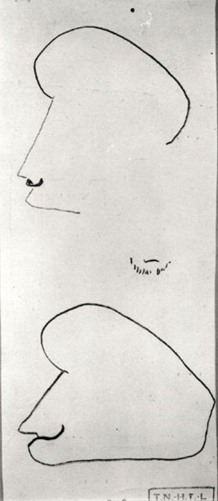 Detail of Pierre Louys 1895 by Henri de Toulouse-Lautrec