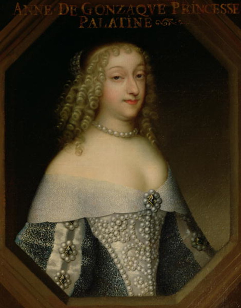 Detail of Anne de Gonzaga Princess Palatine by French School