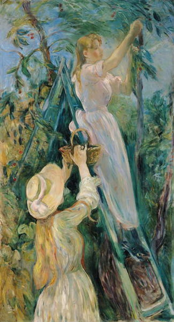 Detail of The Cherry Picker 1891 by Berthe Morisot