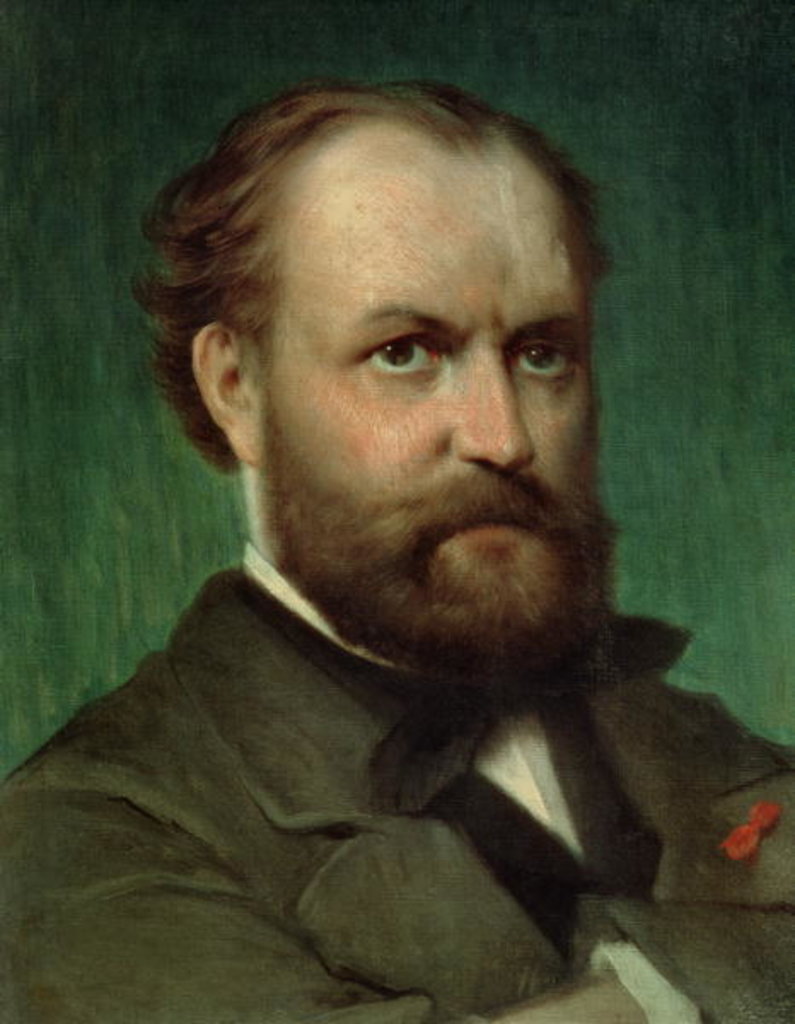 Detail of Portrait of Charles Gounod by French School