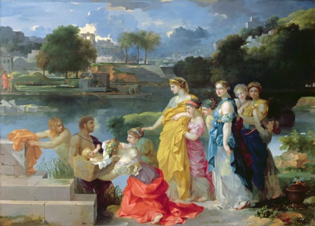 Detail of The Finding of Moses, c.1650 by Sebastien Bourdon