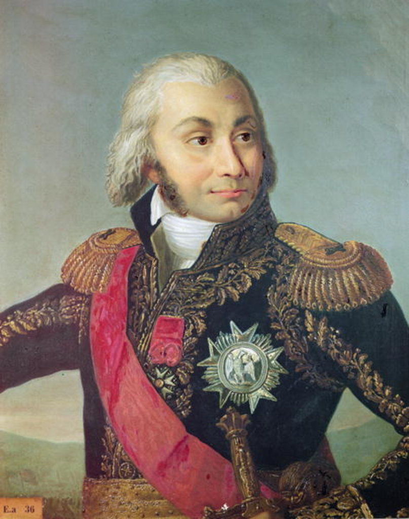 Detail of Portrait of Marshal Jean-Baptiste Jourdan by French School