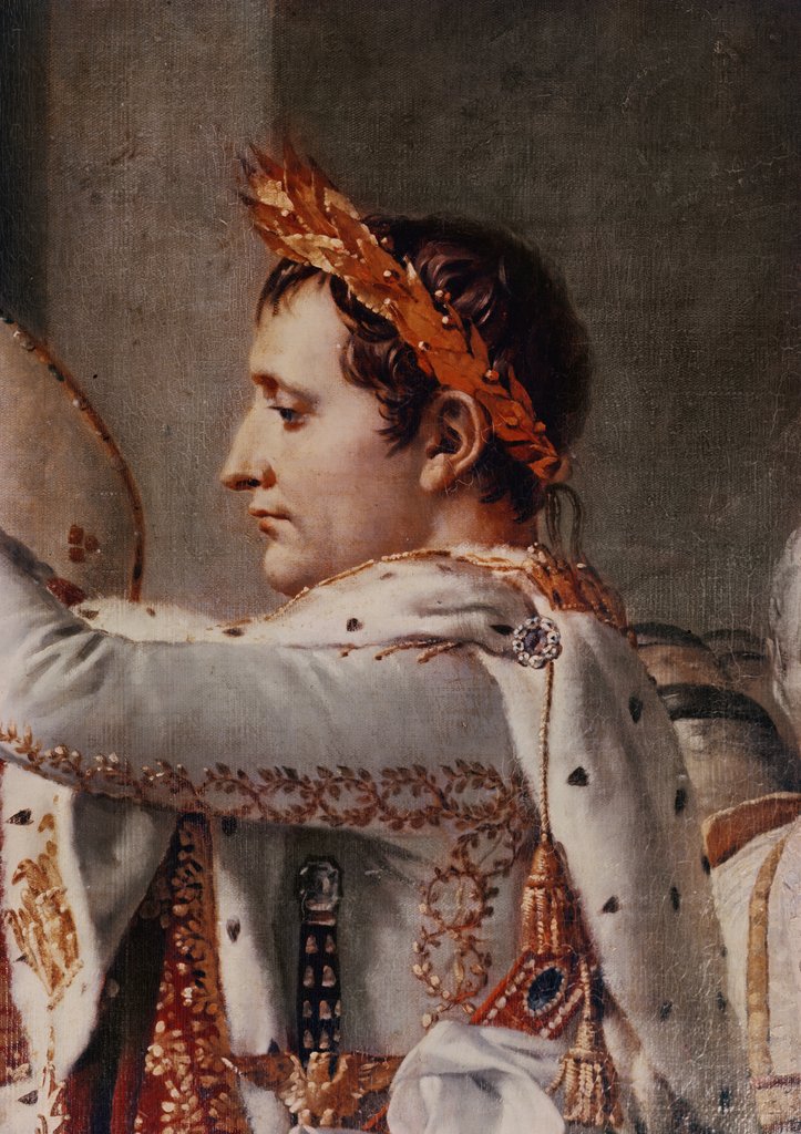 Detail of The Consecration of the Emperor Napoleon and the Coronation of the Empress Josephine by Pope Pius VII 2nd December 1804, 1806-07 by Jacques Louis David