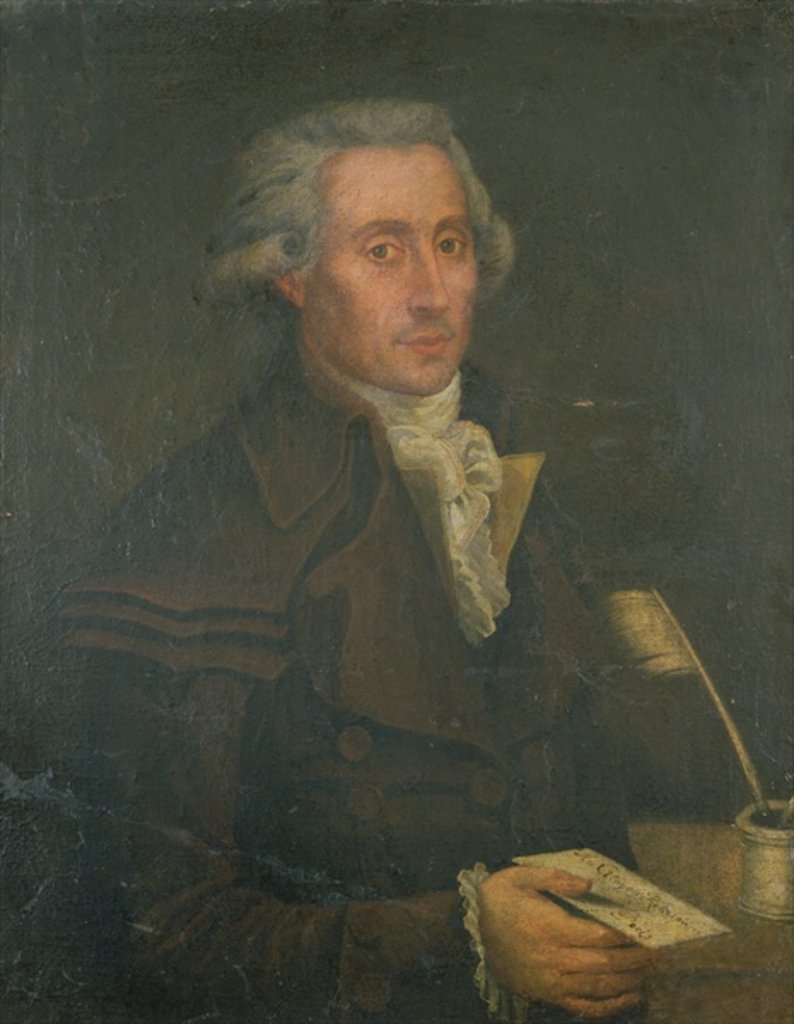 Detail of Georges Couthon by Francois Bonneville
