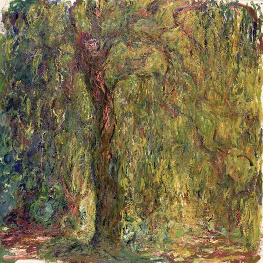 Detail of Weeping Willow, 1918-19 by Claude Monet
