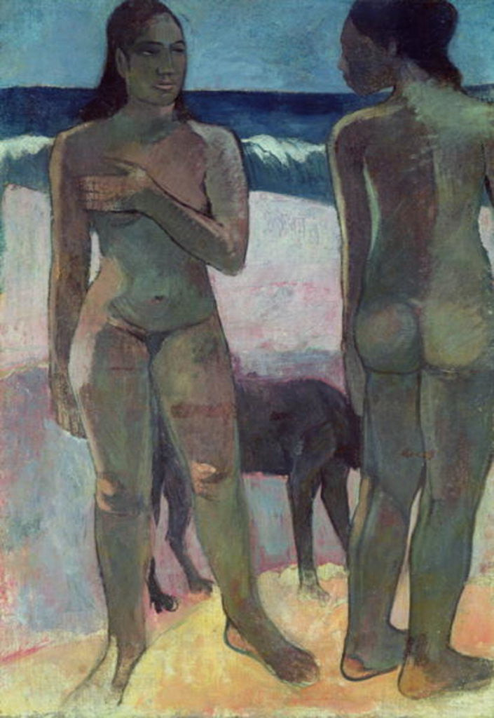 Detail of Two Tahitian Women on the Beach by Paul Gauguin