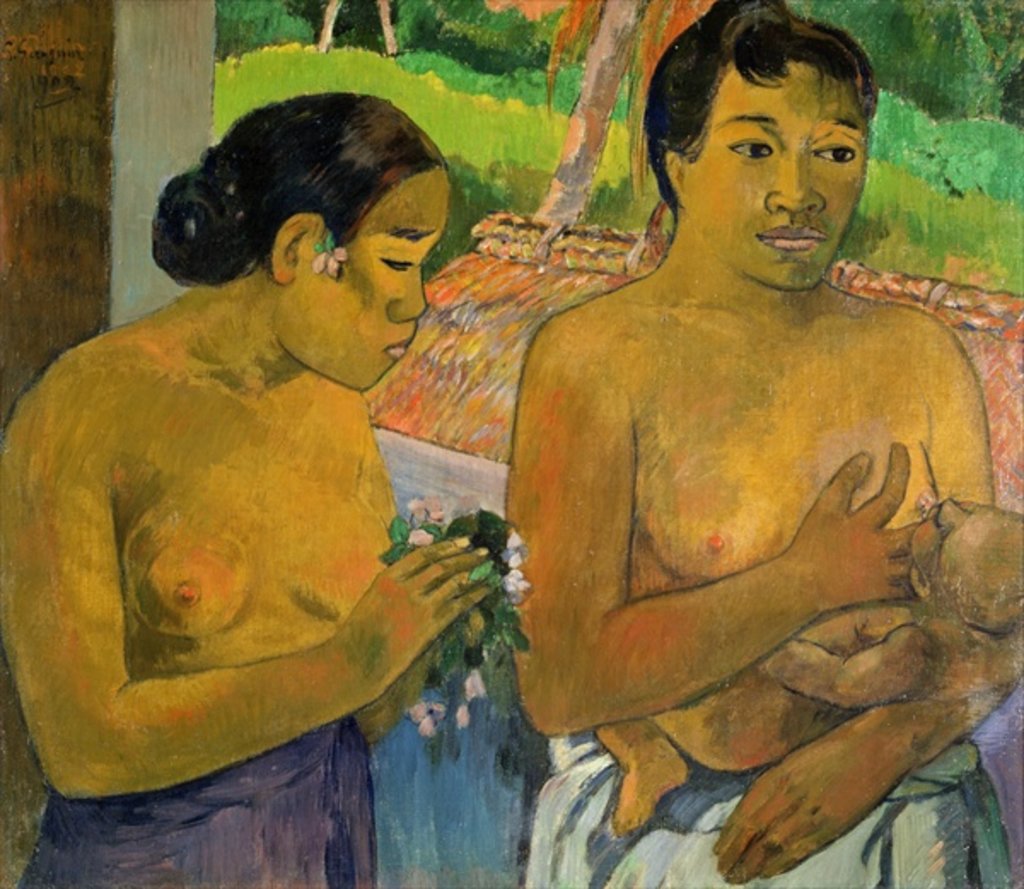 Detail of The Offering, 1902 by Paul Gauguin