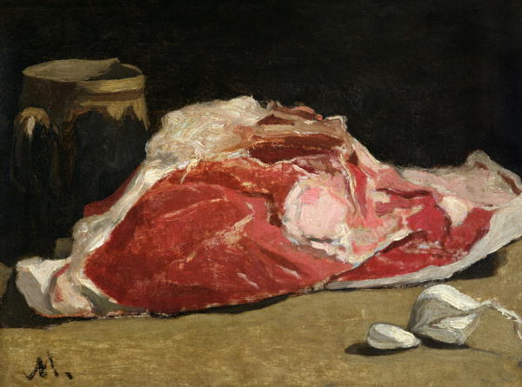 Detail of Still Life, the Joint of Meat, 1864 by Claude Monet