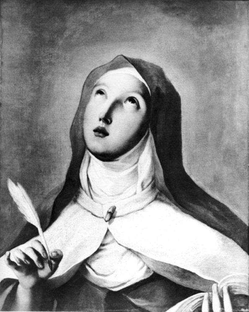 Detail of St. Teresa of Avila by Francisco Jose de (attr. to) Goya y Lucientes