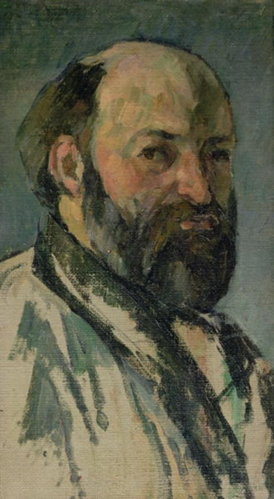 Detail of Self Portrait, c.1877-80 by Paul Cezanne