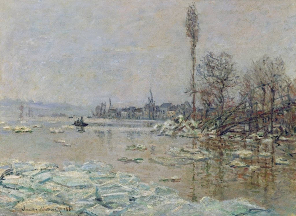 Detail of Breakup of Ice, 1880 by Claude Monet