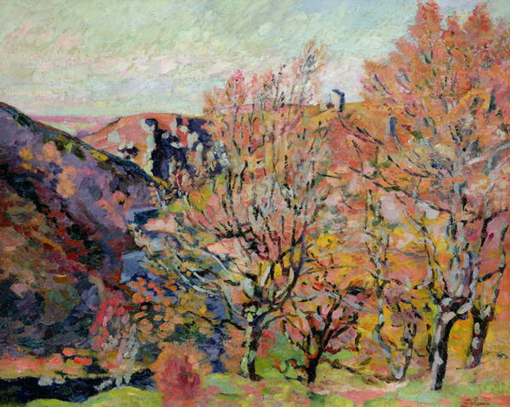 Detail of The Valley of the Sedelle in Crozant, c.1898 by Jean Baptiste Armand Guillaumin