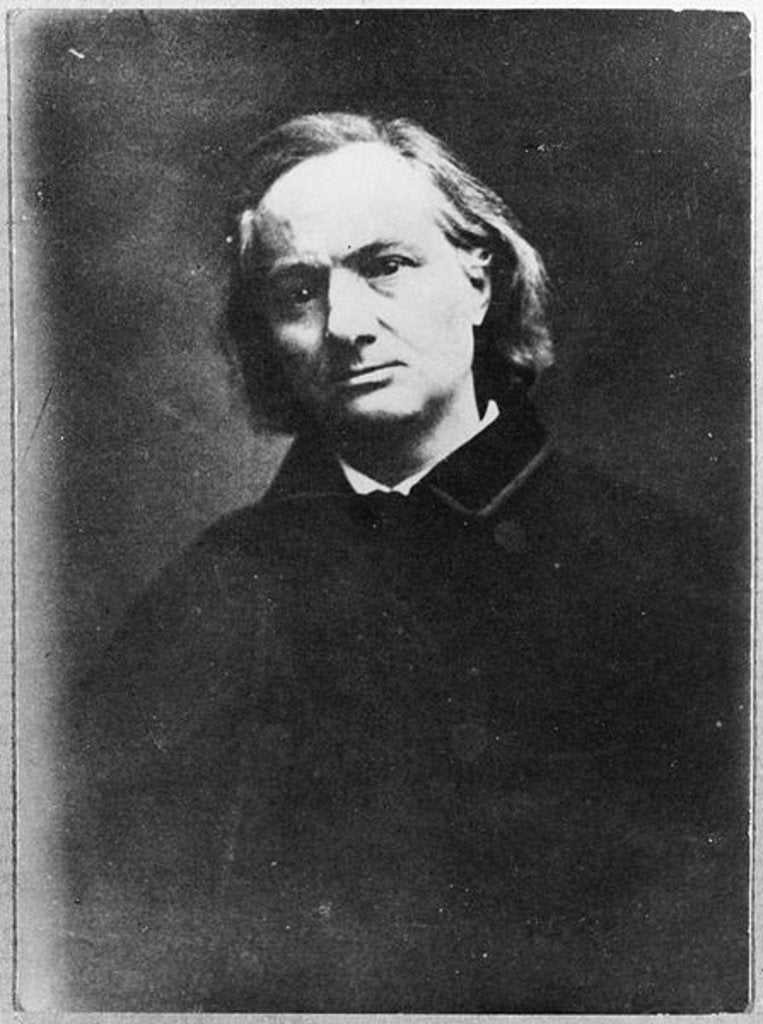 Detail of Charles Baudelaire by French Photographer