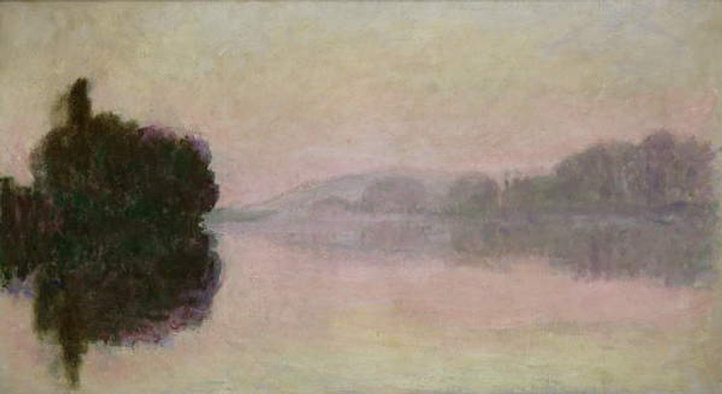 Detail of The Seine at Port-Villez, Evening Effect, 1894 by Claude Monet