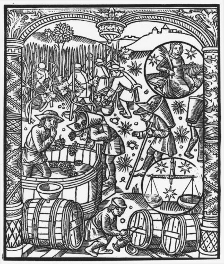 Detail of September by Pierre Le Rouge