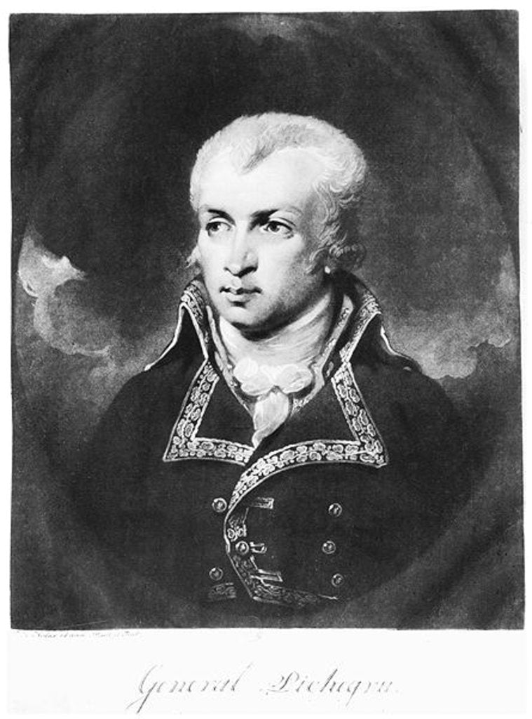 Detail of General Charles Pichegru by Charles Howard Hodges