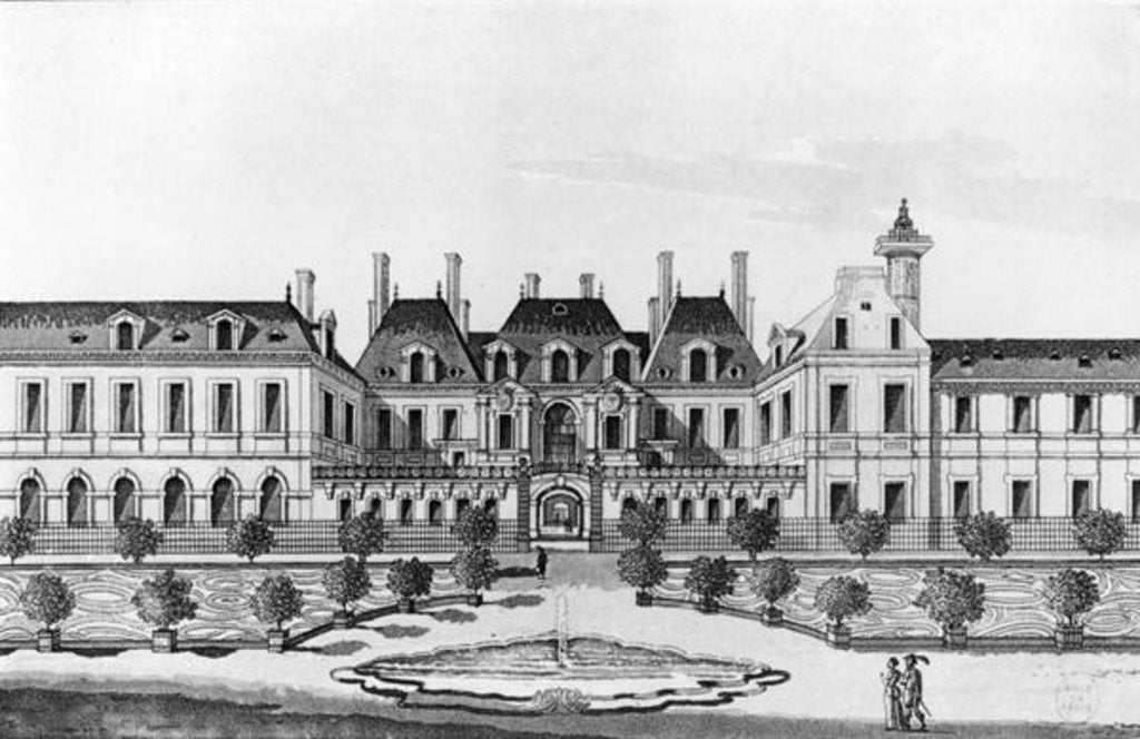 Detail of View of the Soissons Hotel in Paris by French School