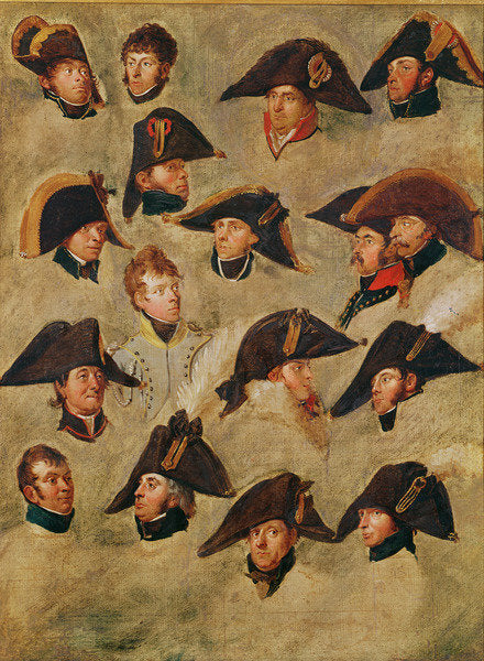 Detail of Generals of the Camp de Boulogne by Gerard van der Puyl