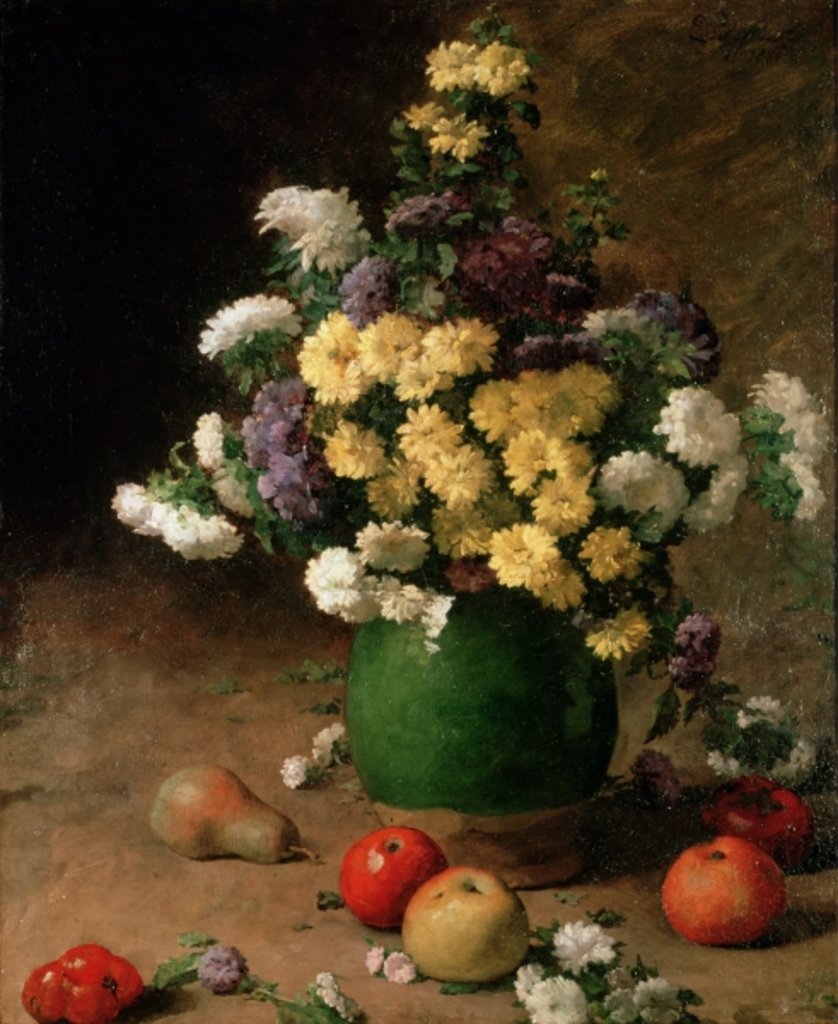 Detail of Flowers and Fruit, 1880 by Claude Emile Schuffenecker