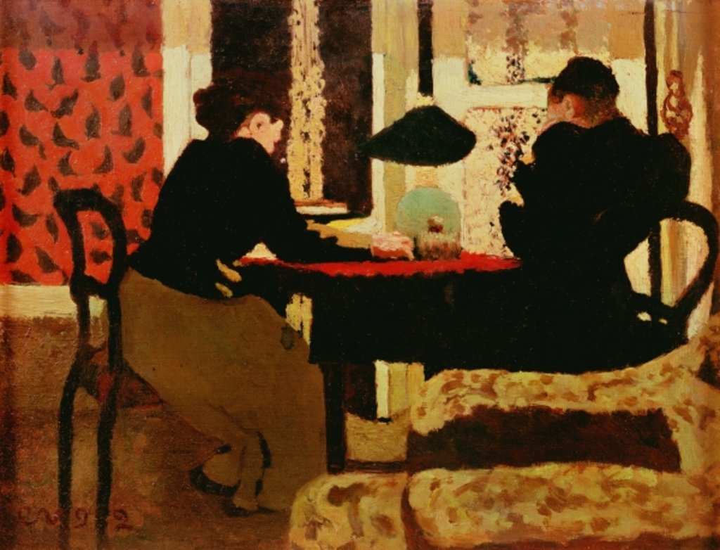 Detail of Women by Lamplight, 1892 by Edouard Vuillard