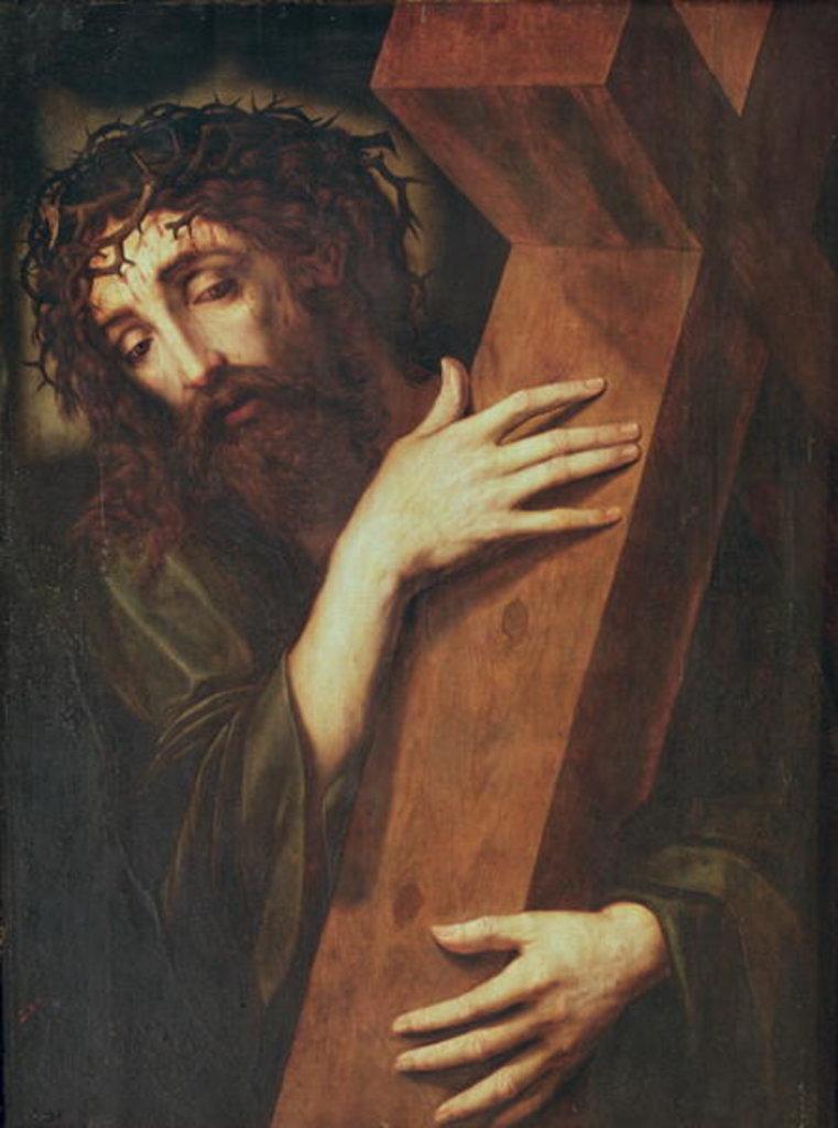 Detail of Christ Carrying the Cross by Spanish School