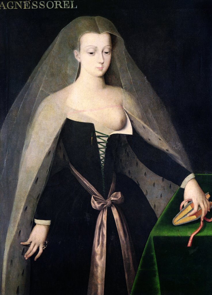Detail of Agnes Sorel by French School