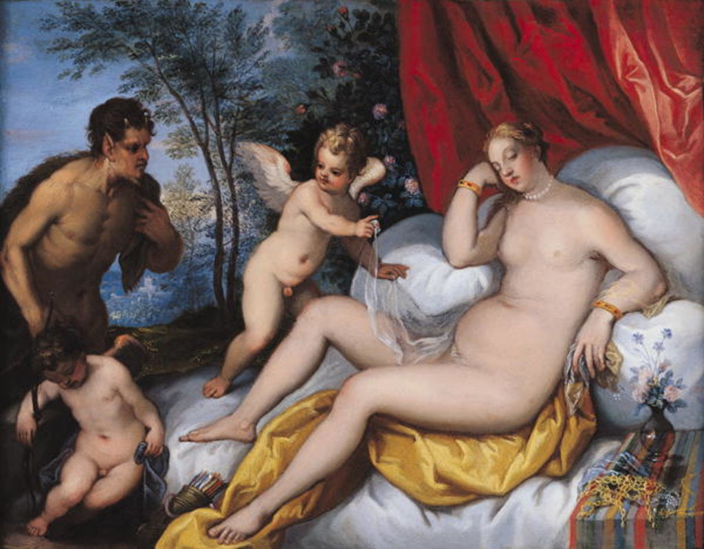 Detail of Venus and Pan by J. & Rottennhammer