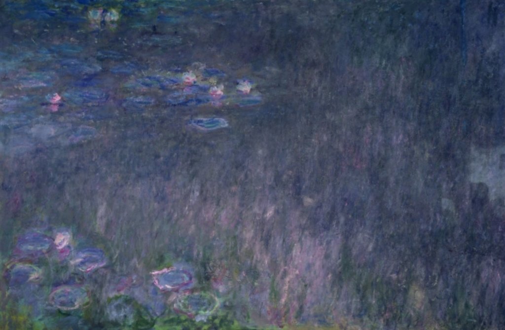 Detail of Waterlilies: Reflections of Trees by Claude Monet