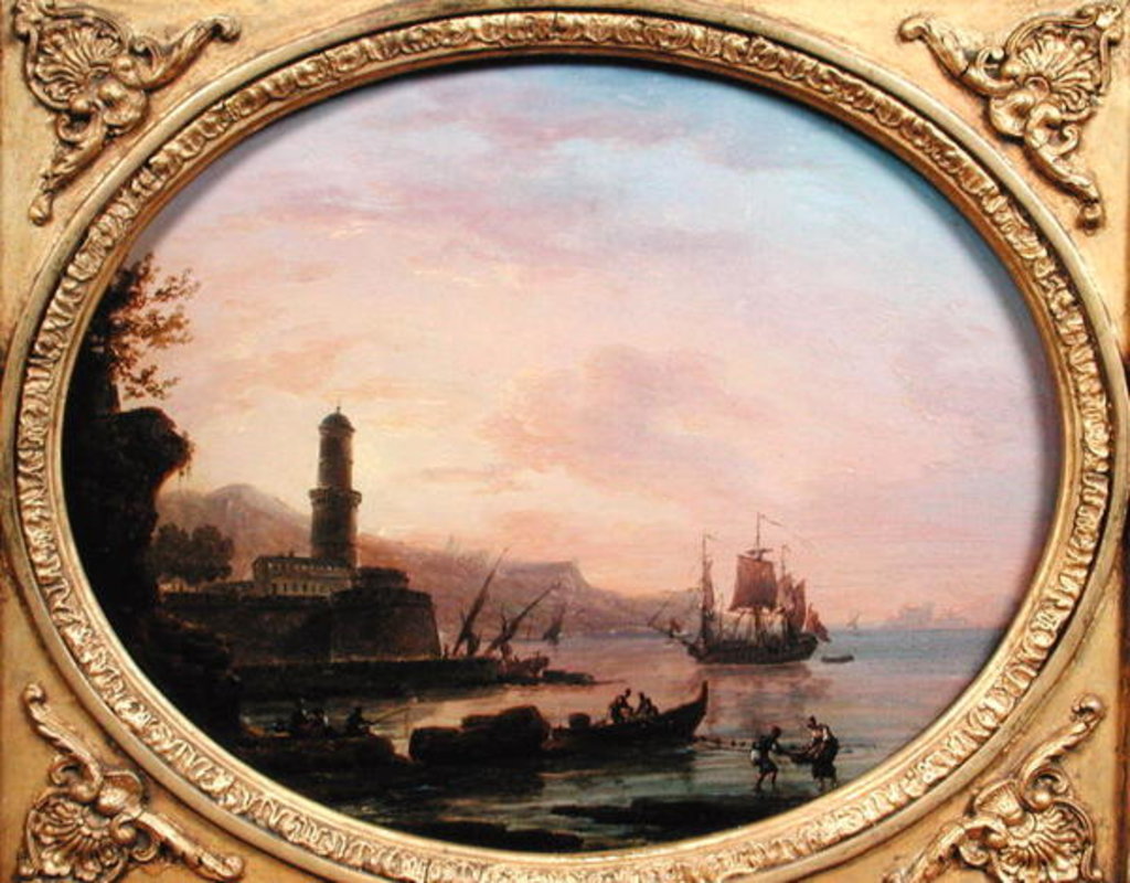 Detail of Seascape, 1764 by Claude Joseph Vernet