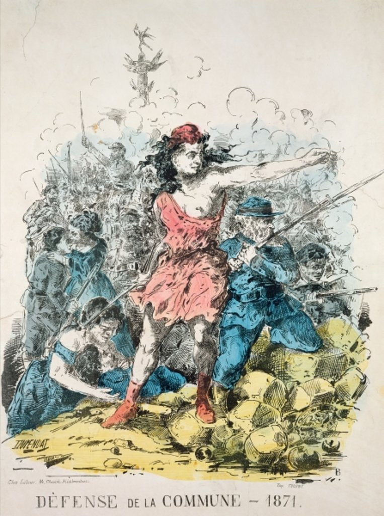 Detail of Defence of the Commune by French School